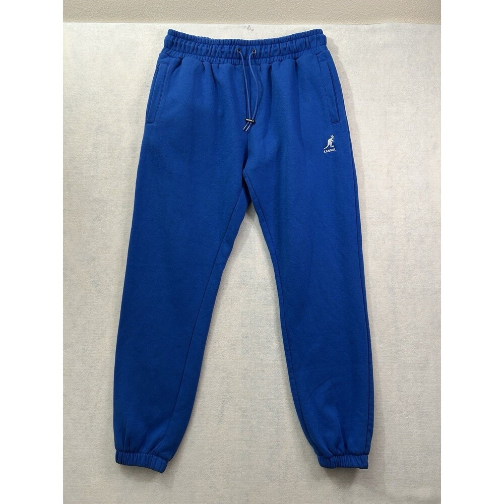 Kangol Men’s Royal Blue Joggers Track Pants Large Fleece Sweatpants K92106